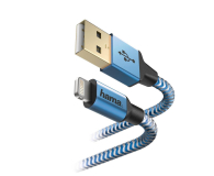 Hama USB-Lightning 1,5M MFI  REFLECTED niebieski - 1457235 - zdjęcie 2
